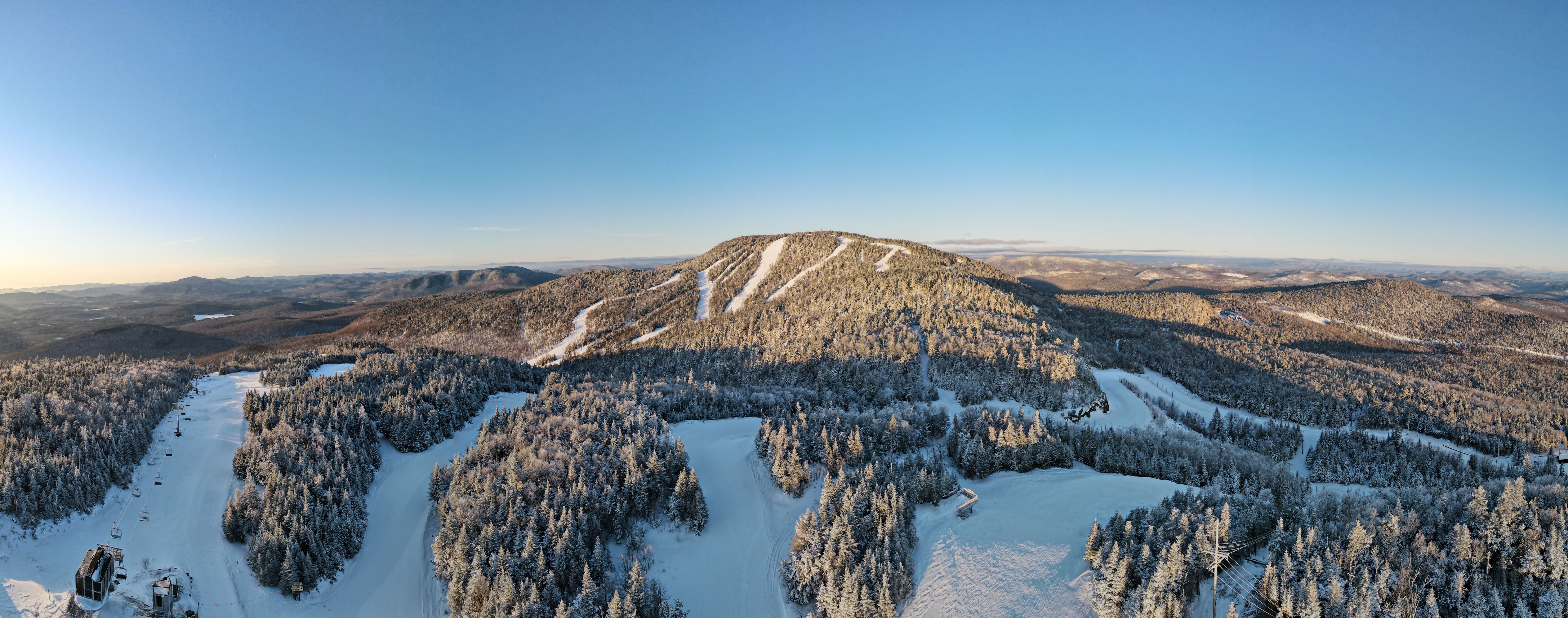 aerial view of Gore Mountain